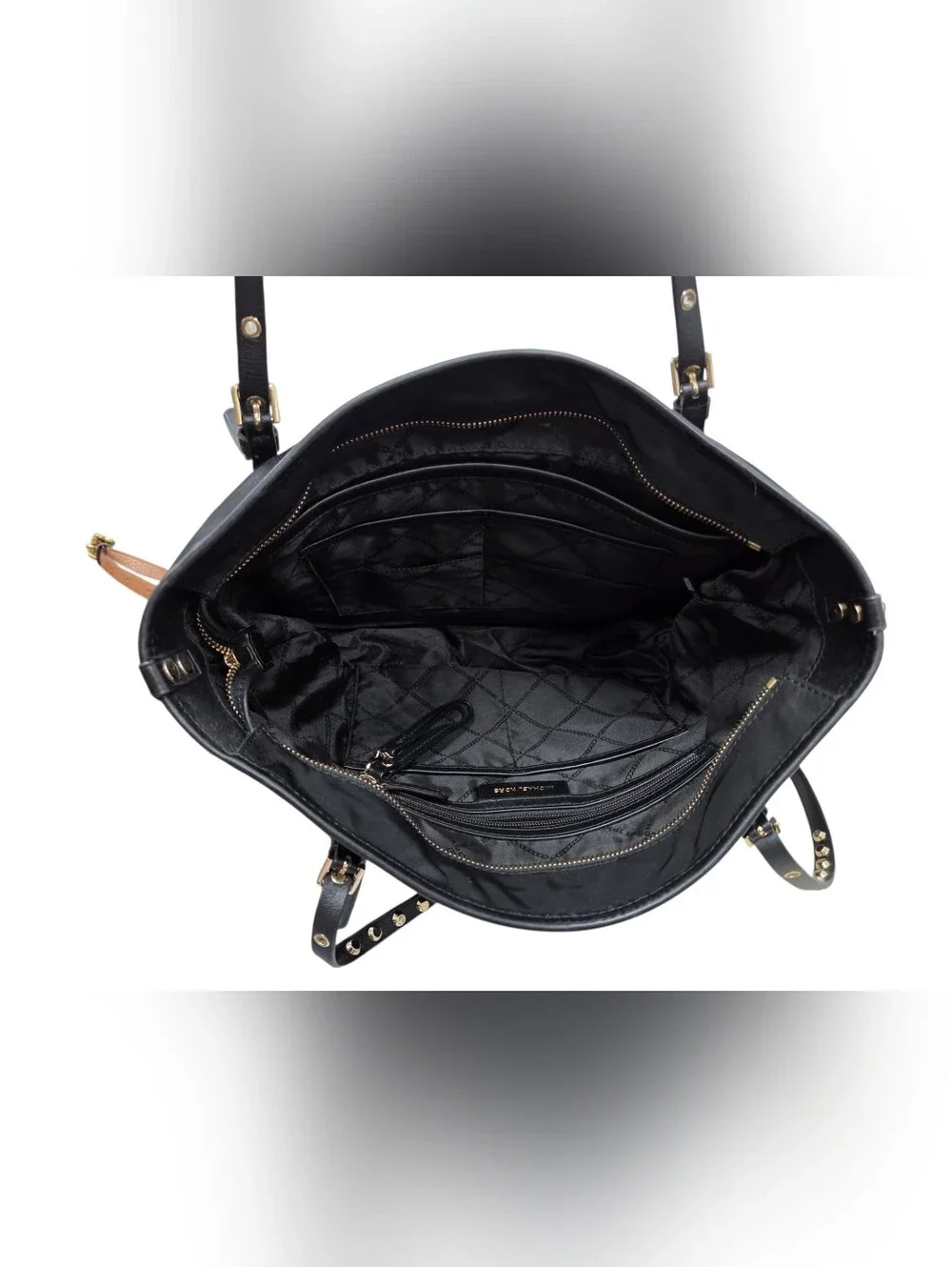 Michael Kors Leila Large Nylon Tote in Black
